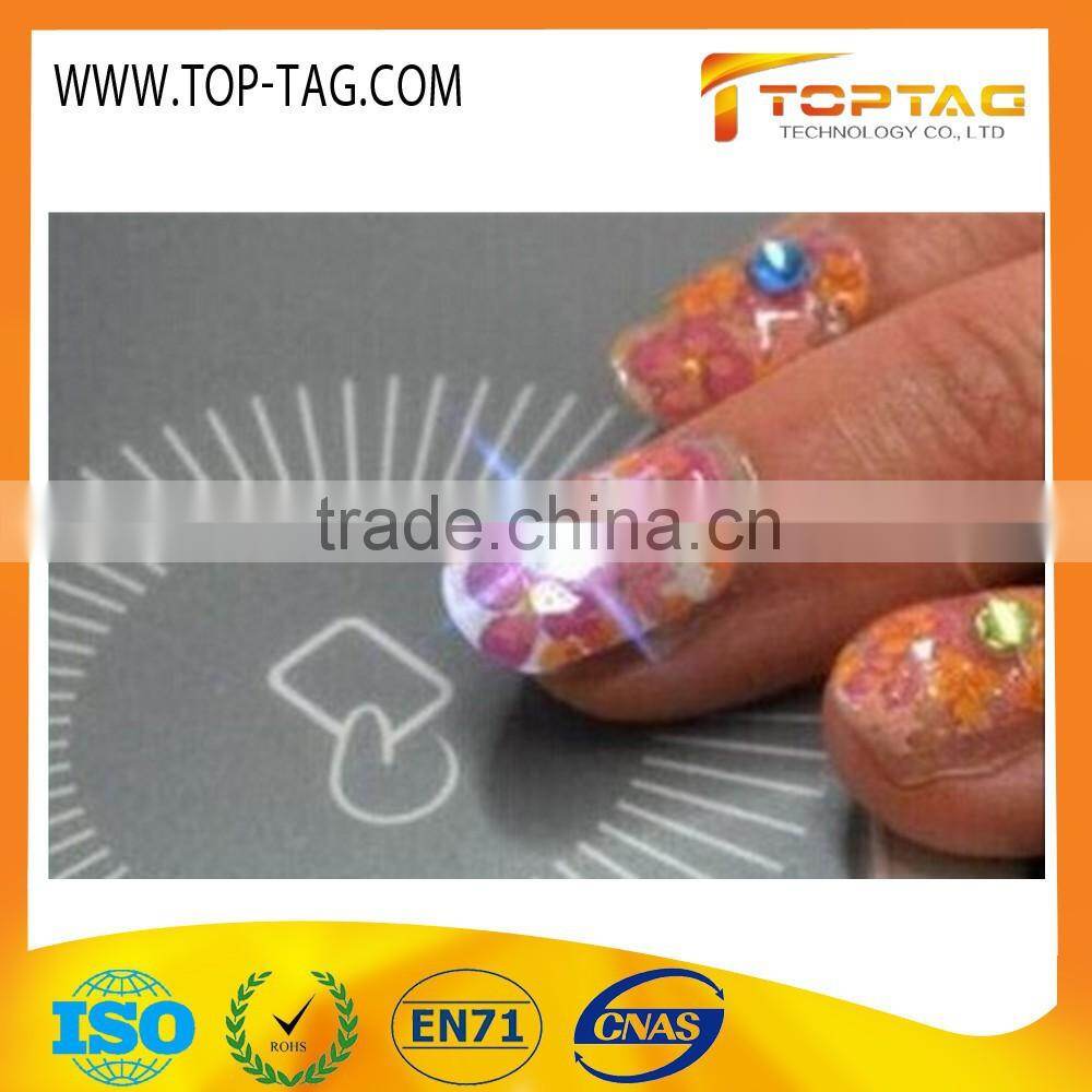 NFC Finger Led Rfid Nail Tag / Art Chip for Mobile Phone