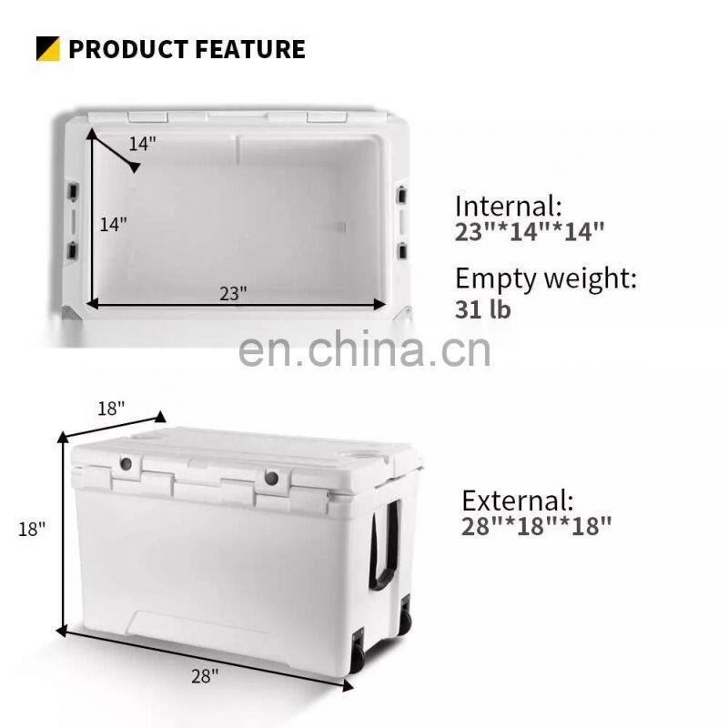 75QT large handgrip outdoor camping beer wine ice chest cooler box