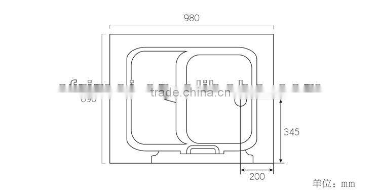 Acrylic Transparent Bahtub For Disabled Old People Bathtub