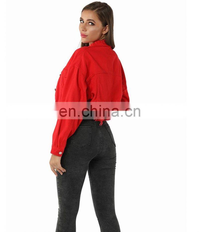 Factory Wholesale Denim Denim Truck Jacket Denim jacket women's loose jacket