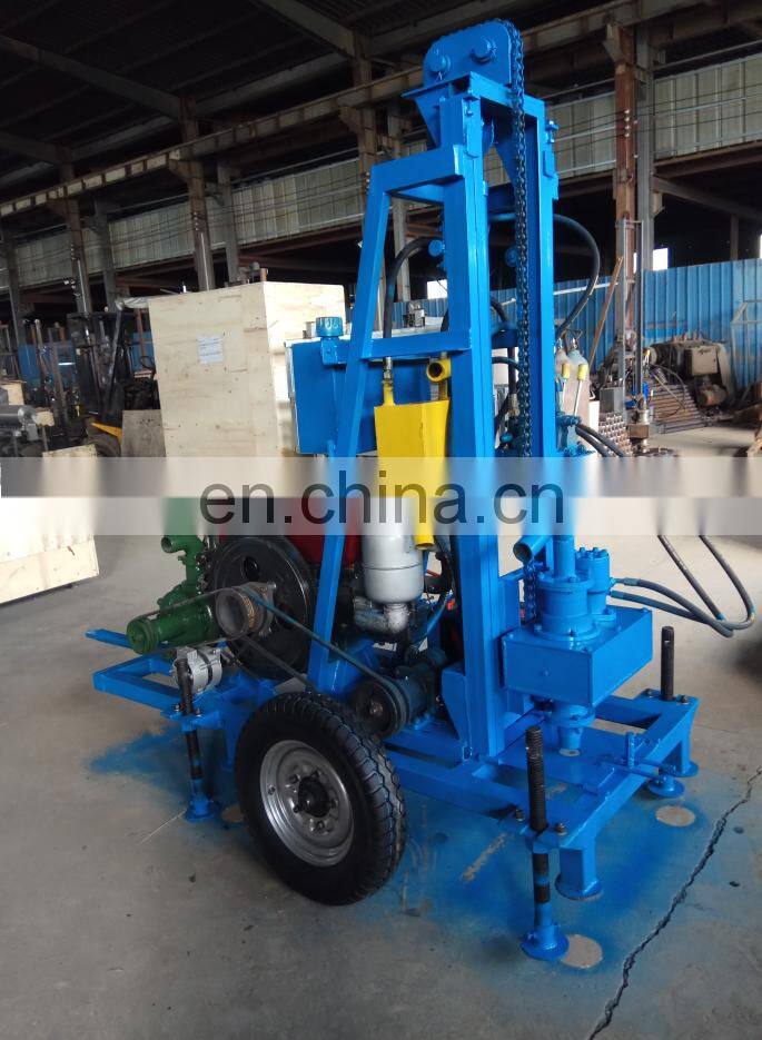 Africa hot selling professional quality 100m small portable water well drilling machine with electric starter