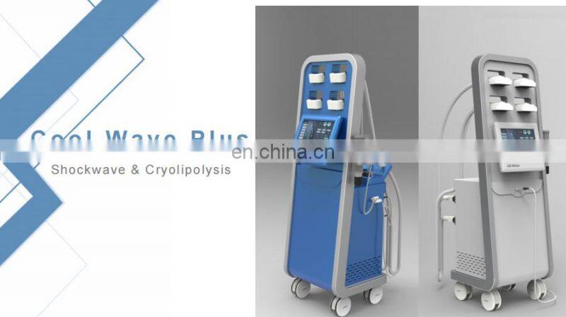 Cool Wave Plus Shockwave and Cryolipolysis Pneumatic Shock Wave Handle and Cryo Plates