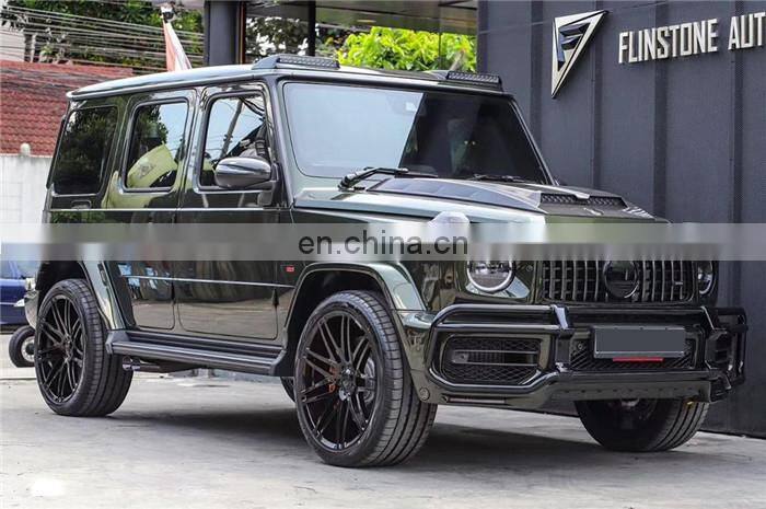 Runde Top Quality Hood For Mercedes-Benz G-Class W464 G63 G500 G350 Upgrade Bar bus B Style Carbon Fiber Engine Cover