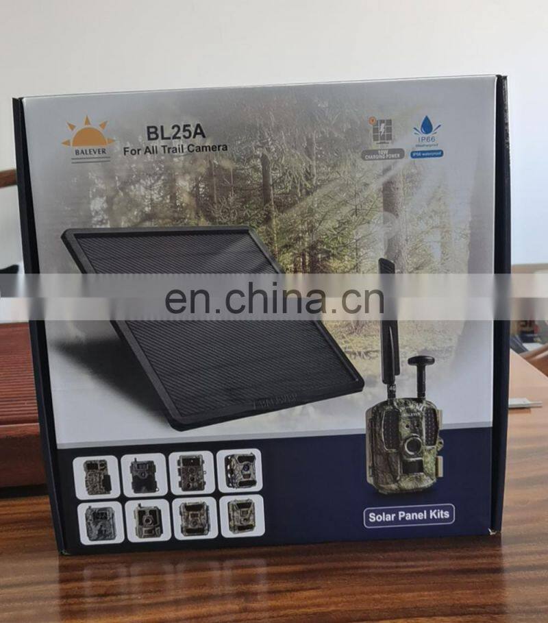 6V 9V 12V 25000mAH Waterproof Trail hunting Camera solar panel charger for outdoor cctv camera