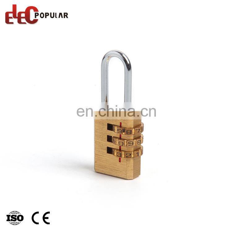 Locks manufacturer combination padlock shackle brass password lock garden warehouse outdoor waterproof security lock