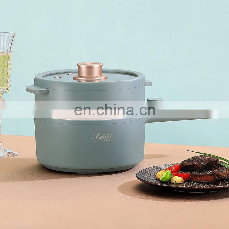 Household mini electric hot pot, electric boiling pot, multi-function student dormitory