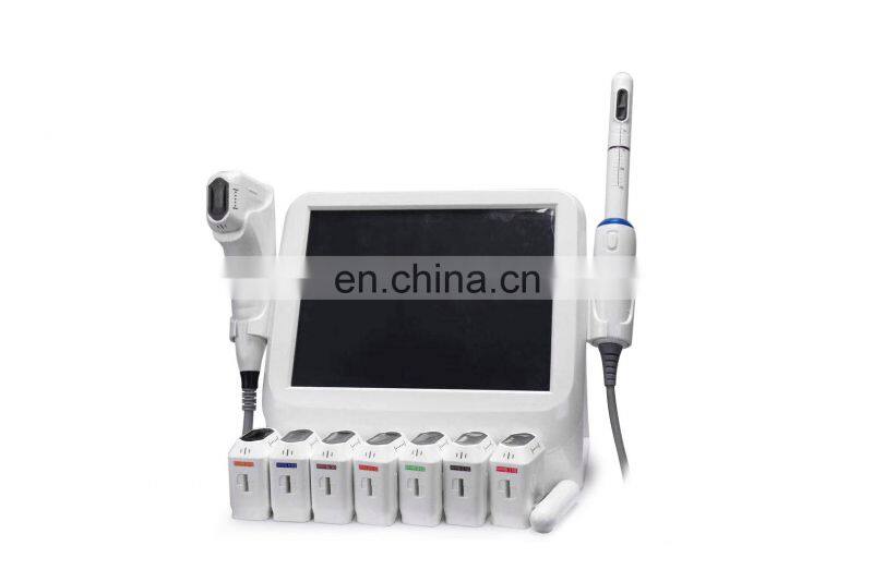 Portable 4d 12 lines 2 in 1 machine for anti-aging wrinkle removal and vaginal tightening