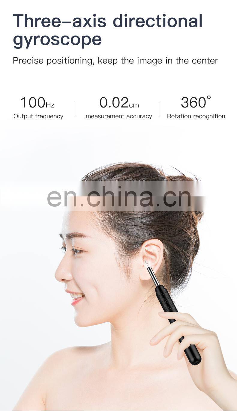 Ear Otoscope Wifi Endoscope Visual Ear Clean Tool Mini Digital Otoscope With Video Camera Mobile View Ear Wax Removal Tool