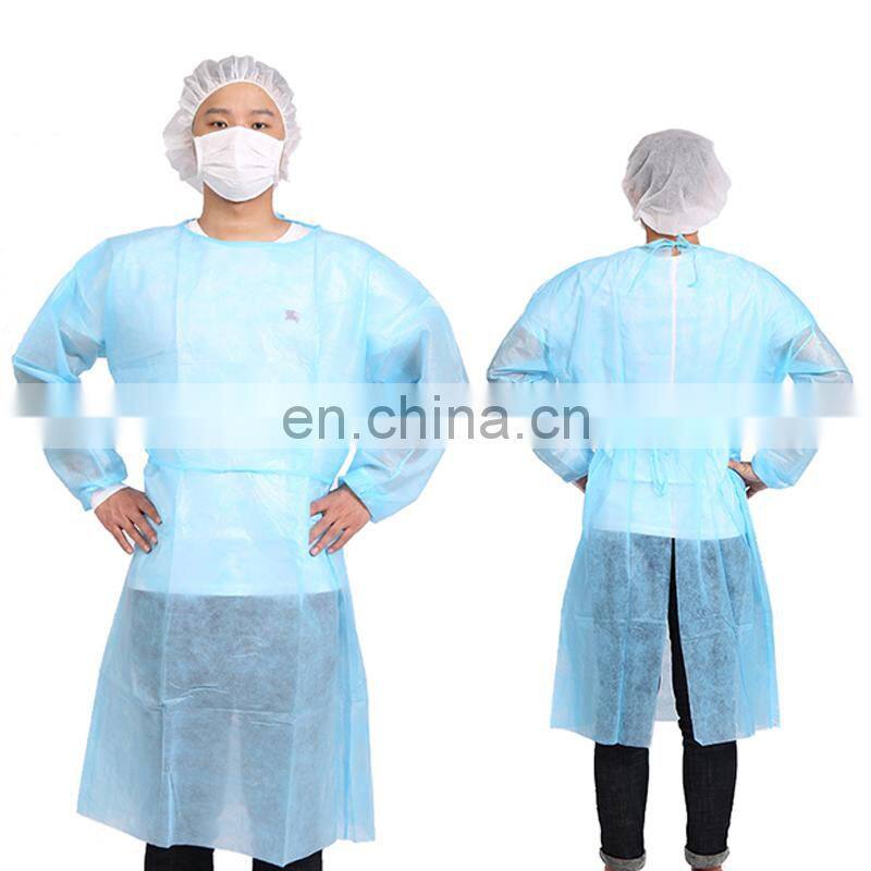 Best Quality With Competitive Non Woven Isolation Gown Disposable Isolation Gown