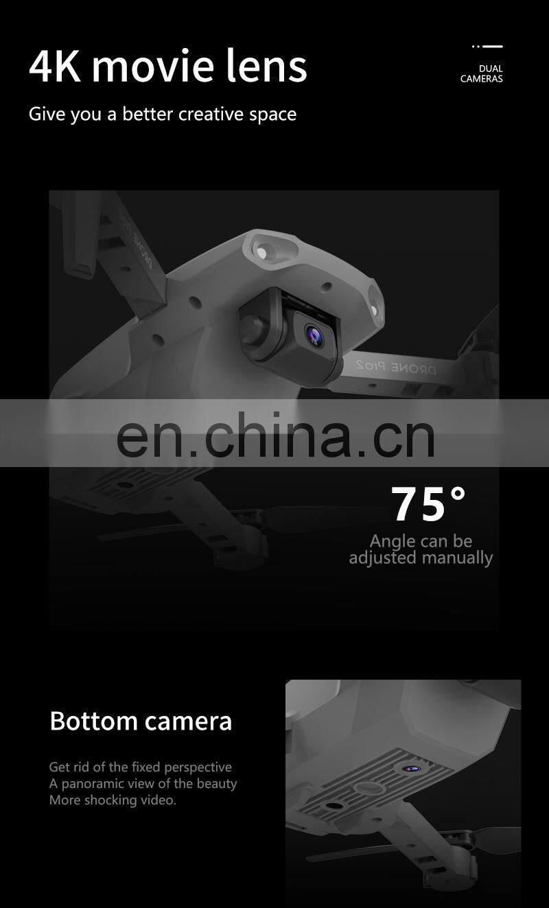 4K dual Camera RC Quadcopter Toy Mini Drone Wide-angle Professional FPV E99 drone