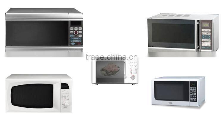 Wholesale 34 liters electric tabletop mirror glass microwave oven with grill