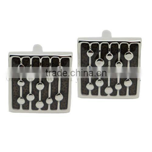 hot sell high quality square mosaic cufflinks mother of pearl cufflinks