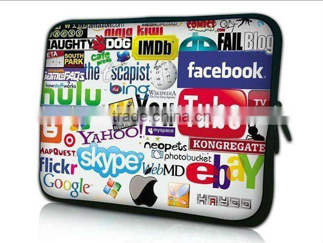 3mm neoprene laptop sleeve with nice printing