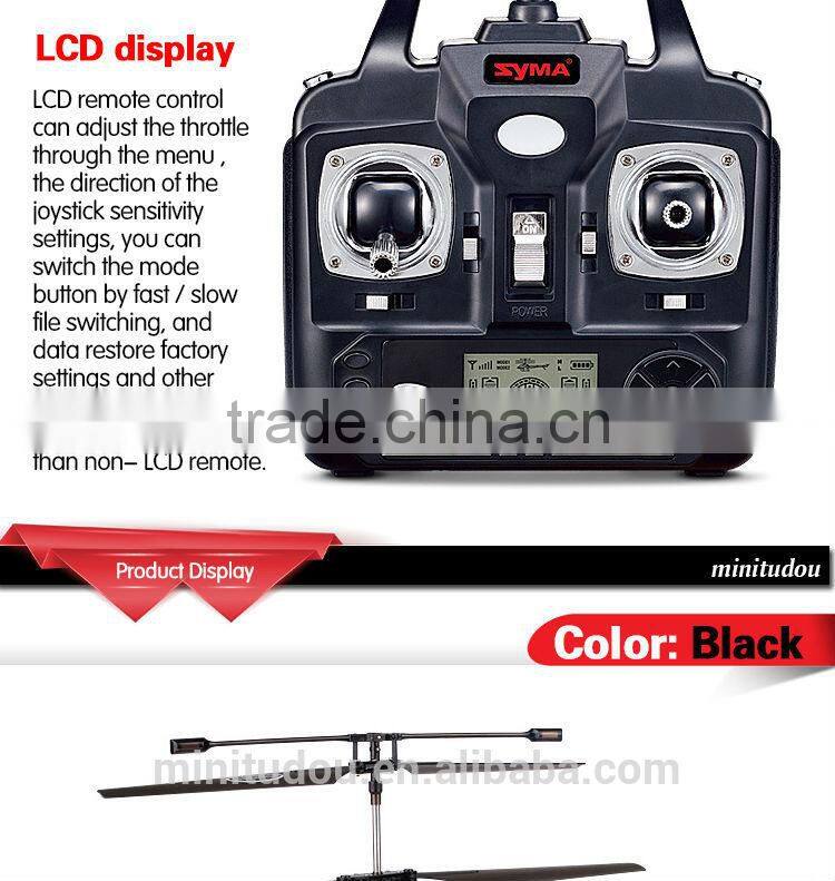 Minitudou RC toys 2.4G RC Helicopter 3Channel RC Mini Helicopter S33