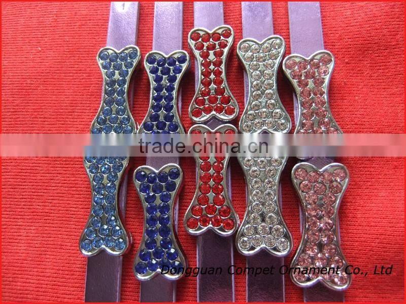 Produce 10 mm slide charm bone DIY zinc alloy accessories