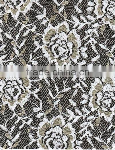 ruffled nylon lace fabric