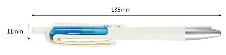 Hot selling wholesale ingenious creative economical classic modern white parker plastic gift pen