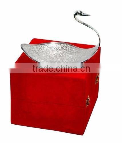 beautiful decorative new design silver plated bowl