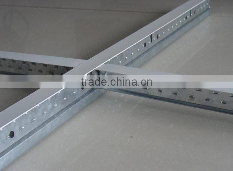 Good quality suspended gypsum ceiling t grid/t bar with factory price