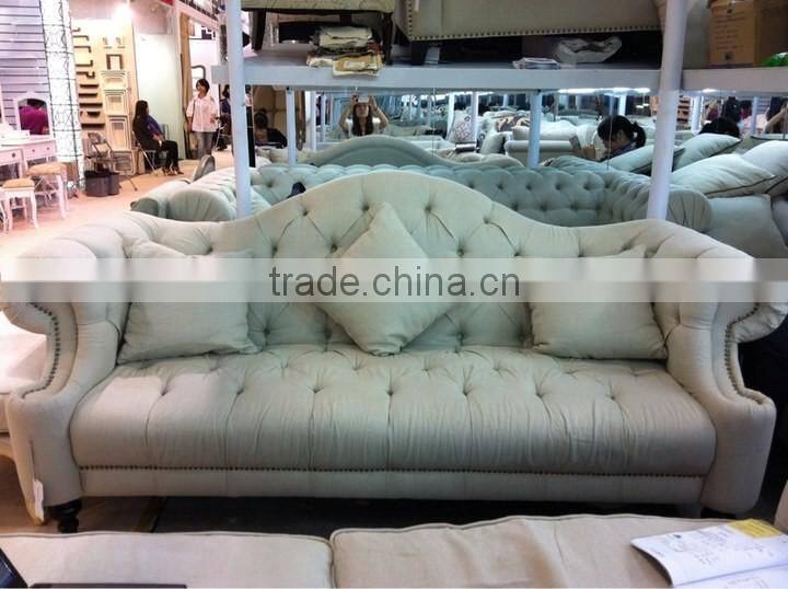 contemporary sofa french style linen fabric sofas price supplier