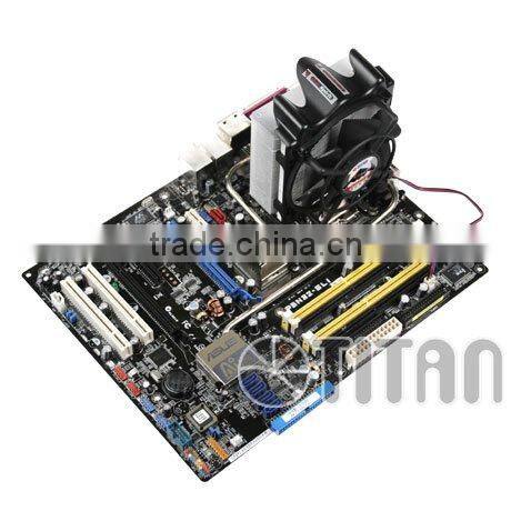 Factory price easy installation with push-pin clip heat pipe cpu cooler