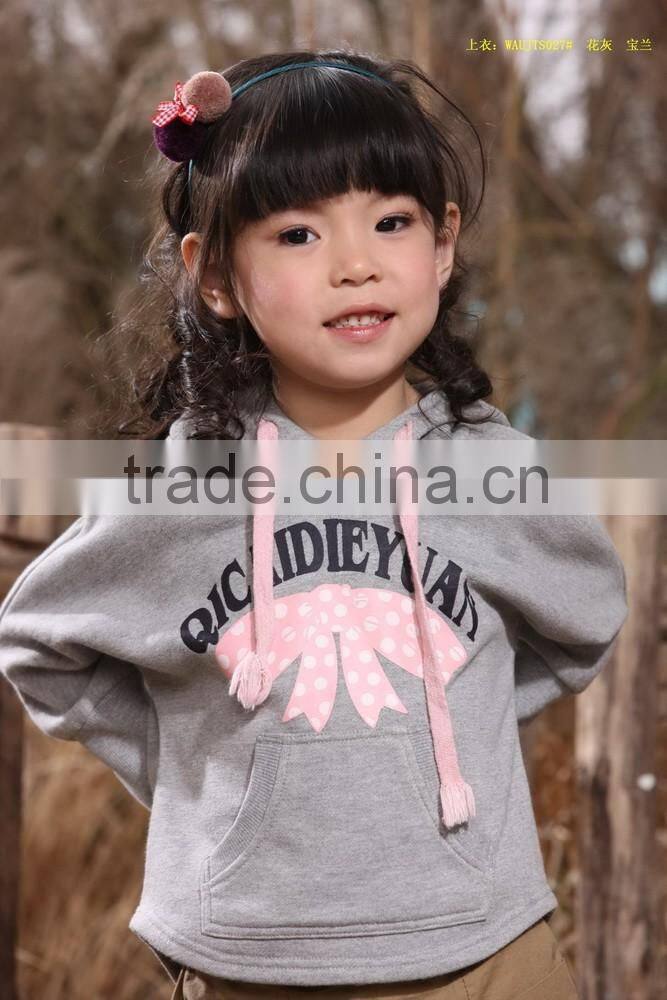 Sweet hood coats casual jeans dress designs/kids apparels suppliers