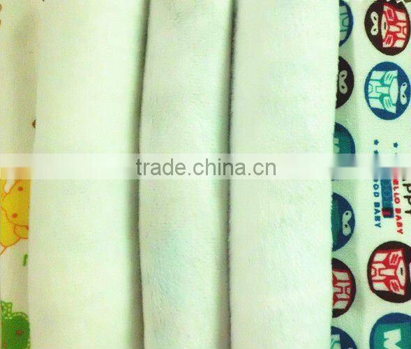 40s cotton+polyster+ spandex 350gsm warm keeper fleece fabric