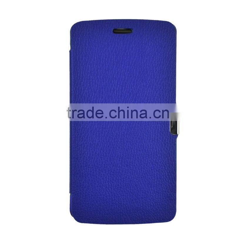 Lichee texture PU flip leather case for LG G3 D855