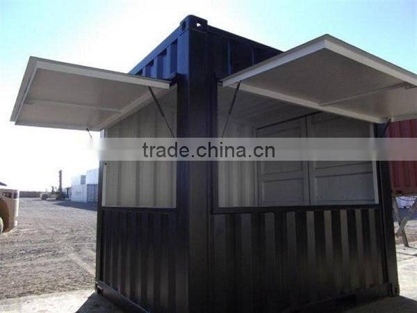 High quality modified 10ft shipping container bar, coffee shop