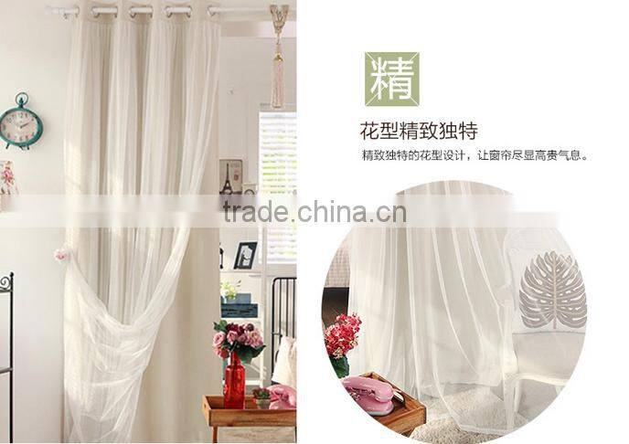 Living Room Curtains Polyester Blackout Woven Stripe Fabric