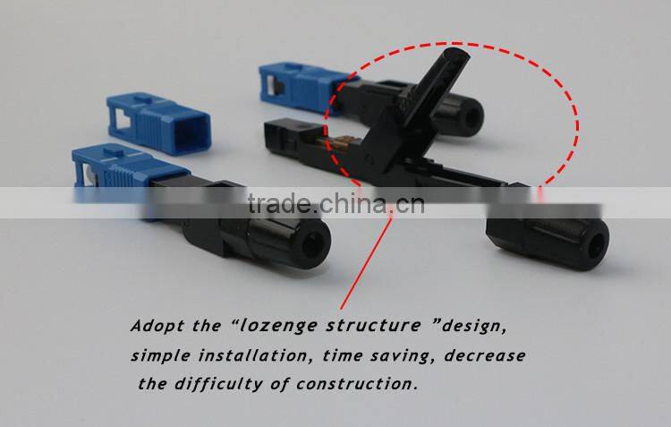 e2000 Splice SM Simplex Embeded Fiber Optic SC/PC Fast Connector