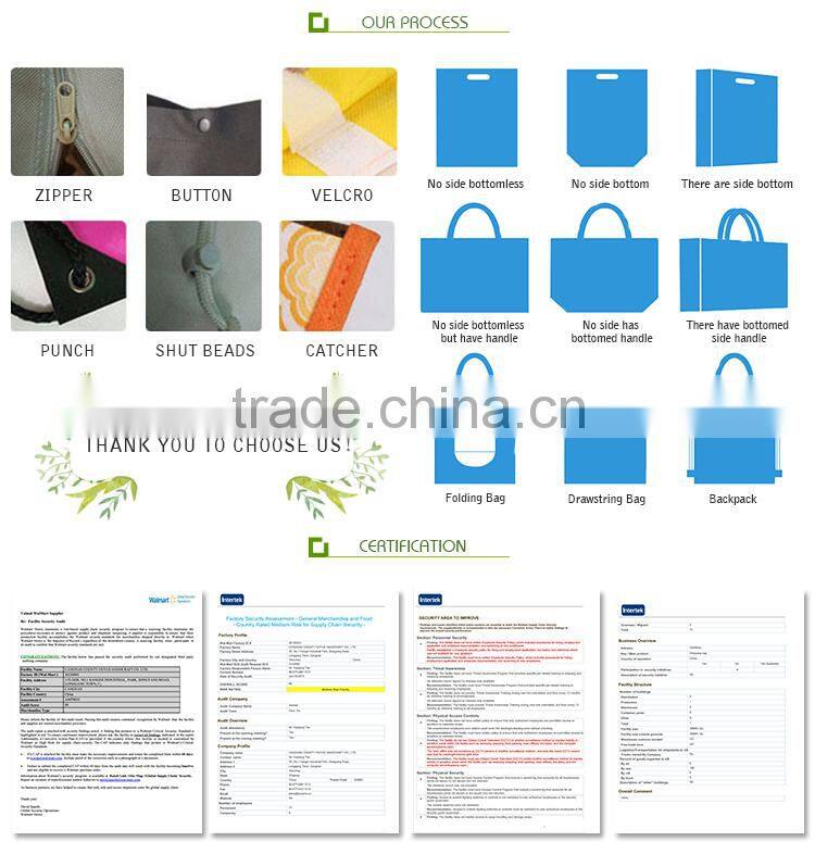 Hot promotional Handled 100% recycled pp woven bag