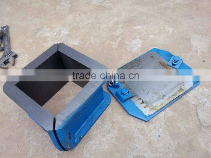 100*100*100 mm Cast Iron Concrete Cube Test Mould (Two Parts)