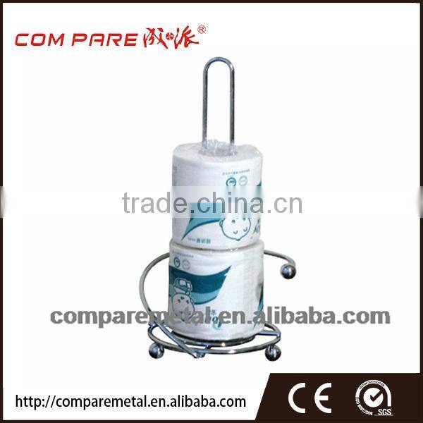 chrome plating kitchen iron paper tissue roll holder