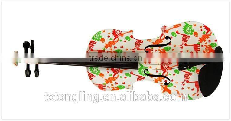 Violin With Carving Flower TL-1406