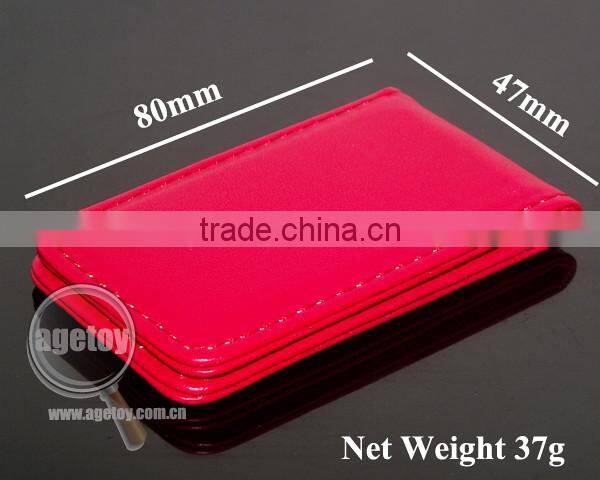 Leather Magnetic Business Card Case