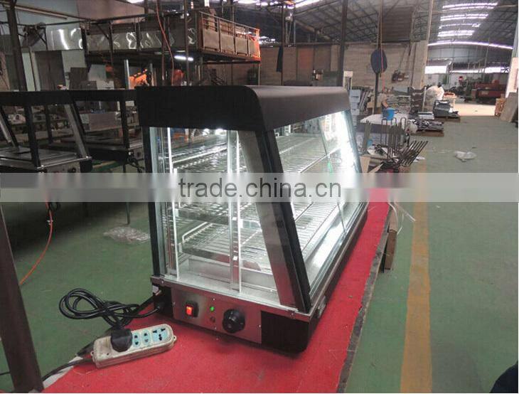 Commercial Service Equipment Hot Food Warmer Display Showcase With CE Approval