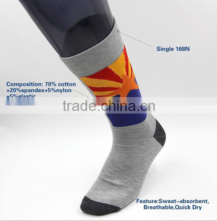 2015! Custom Design Cotton Mens Socks of China Manufacturer in High Quality!