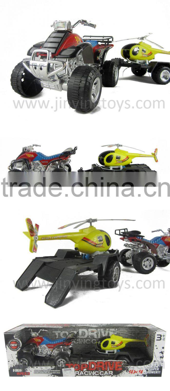 Friction powered plastic toy helicopter motor with EN71