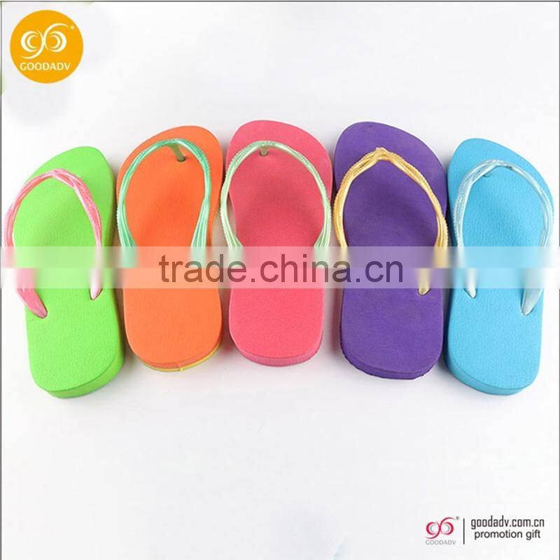 2015 eva flip flop lady fashion sandals colorful massage flip flop beach slippers