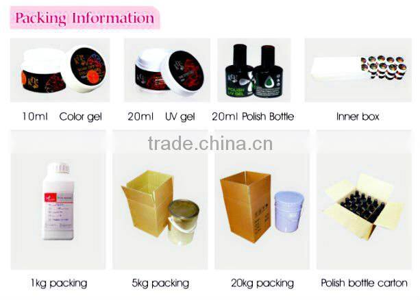 3D sculpture UV gel Magic and charming nail products China factory