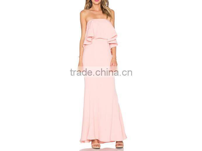 2016 Ladies Sex Prom Dress Off Shoulder Satin Breathable