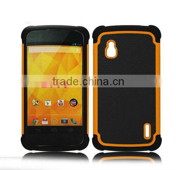 Shock proof hard Mobile Phone case for LG Nexuse 4 E960