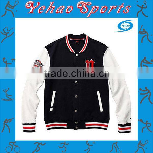 popular custom logos men's varsity jacket