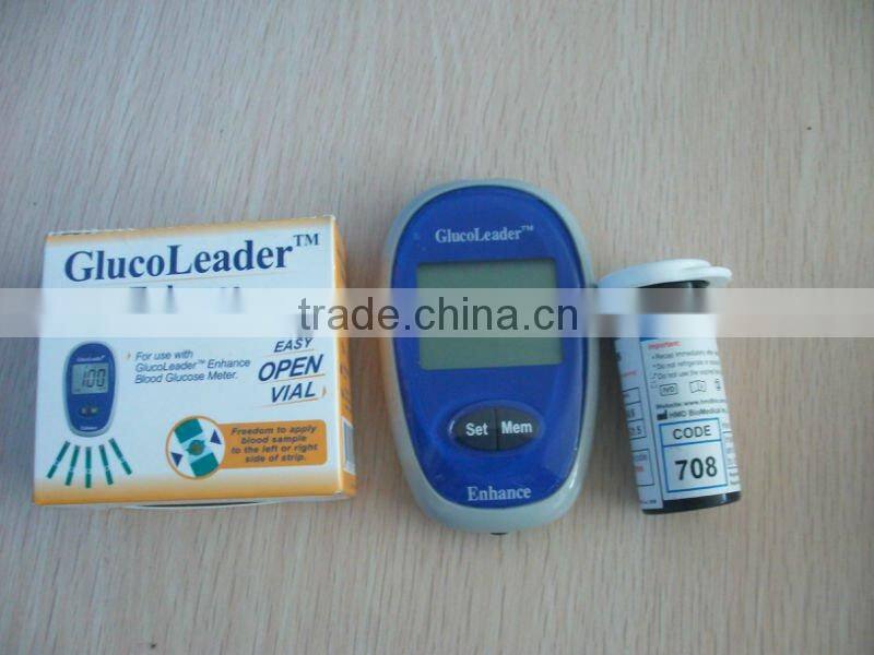 PC downloading FDA certificate new blood glucose meter Enhance non invasive glucose meter