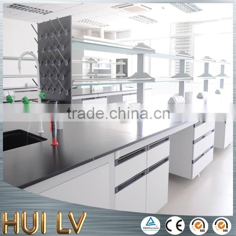 Cheaper price steel wood structure laboratory wall bench