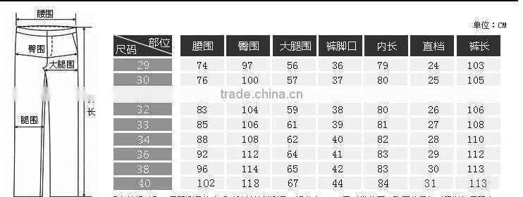 Men wash old hole slim jeans jeans 3D stereo male Scimitar