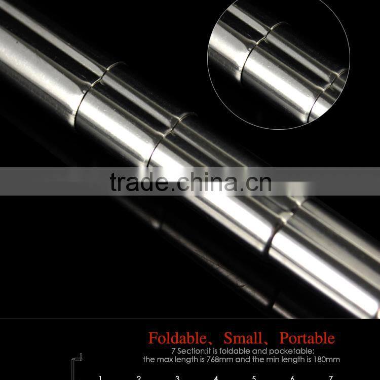 Silicon Selphie Stick, Selfie Stick with Aux Cable, Foldable Mini Monopod for Gionee Elife E7