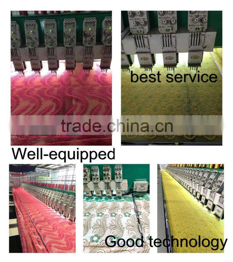 2016 Latest designs made in china wholesale swiss guipure lace with stones mint green guipure cord lace for wedding dress