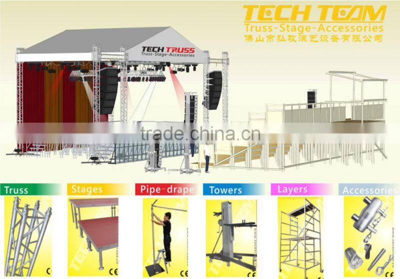 BB30 Aluminum Bolt Coupler Square Stage Box Truss